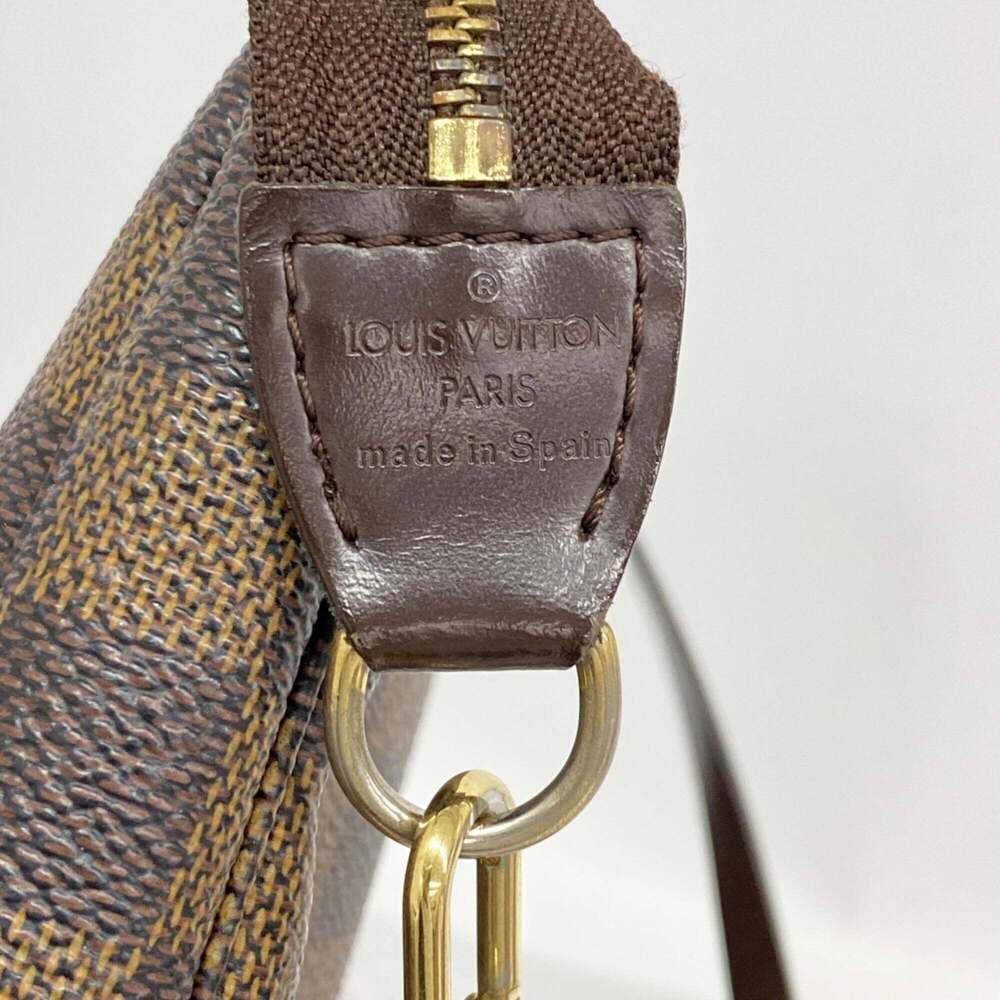 LOUIS VUITTON Brown Damier Pochette Pouch - Picture 5 of 9